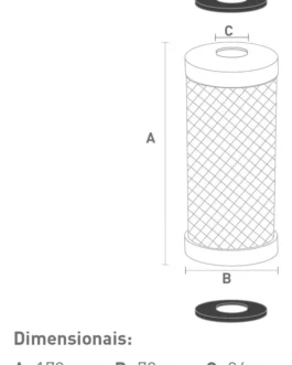 REFIL PARA FILTRO CLOR 7″ HIDROFILTROS